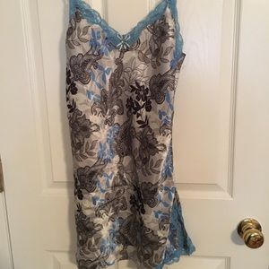 Silk night gown